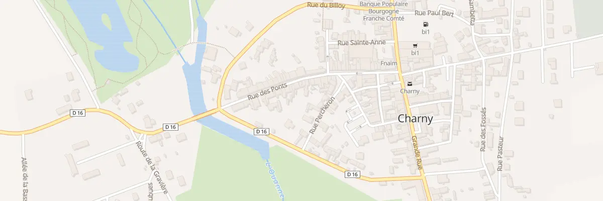 Plan du 21 Rue des Ponts à Charny Orée de Puisaye