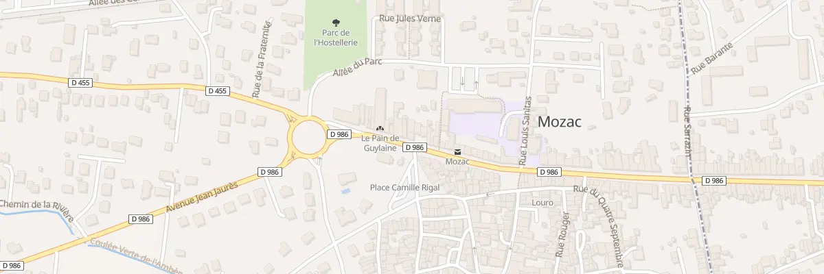 Plan du 62 Rue de l’Hôtel de Ville à Mozac