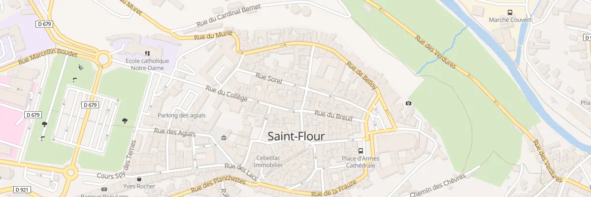 Plan du 2 Pl des Mets à Saint-Flour