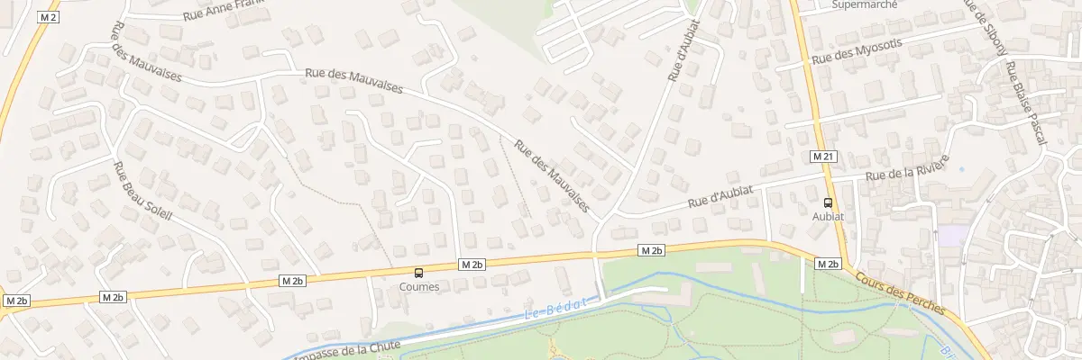 Plan du 3 Rue des Mauvaises à Cébazat