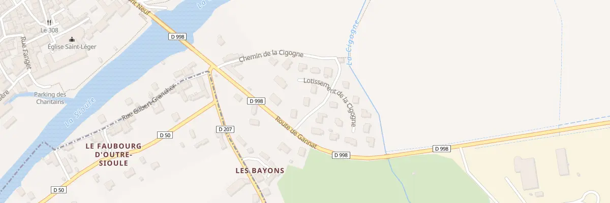 Plan du 2 Lot la Cigogne à Ébreuil