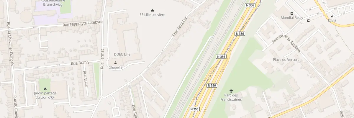 Plan du 40 Rue Saint-Luc à Lille