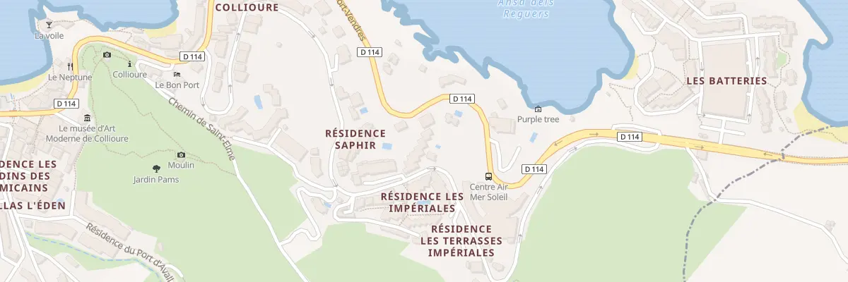 Plan de Res Grand Large à Collioure