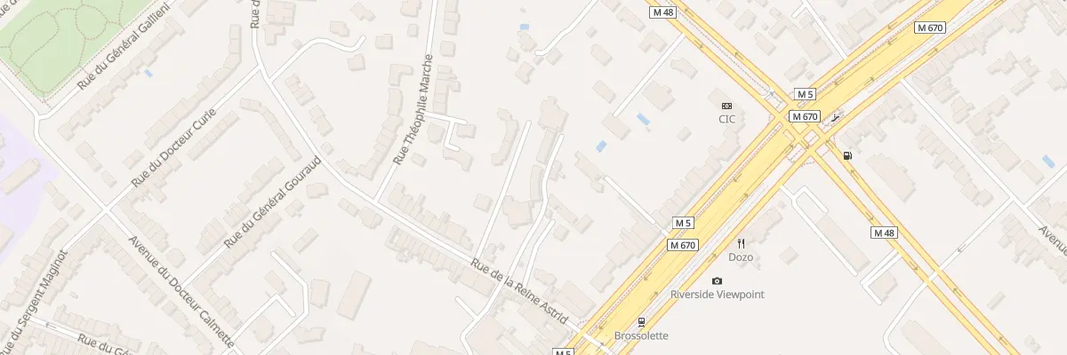 Plan du 221 Rue Reine Astrid à Marcq-en-Barœul