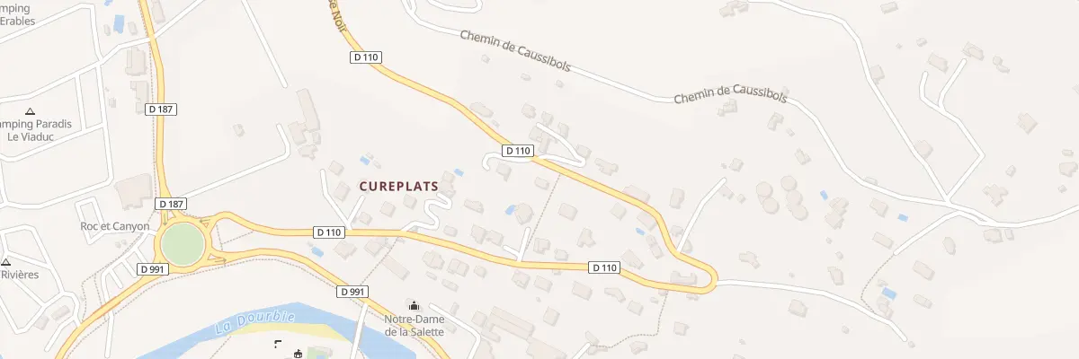Plan du 667 Rte du Causse Noir à Millau