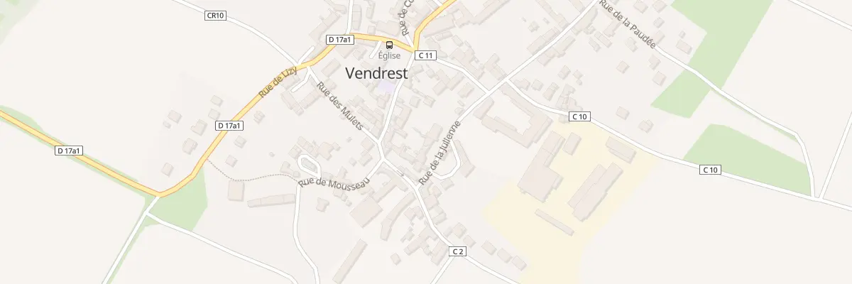 Plan du 8 Rue Julienne à Vendrest