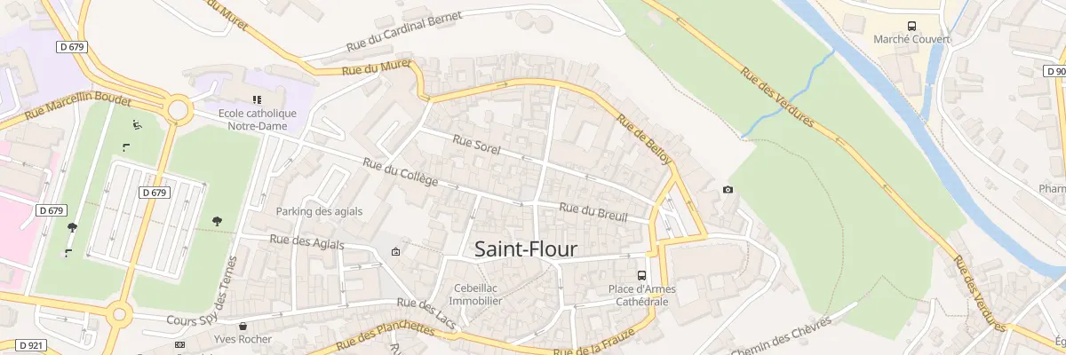 Plan du 6 Rue des Ecoles à Saint-Flour