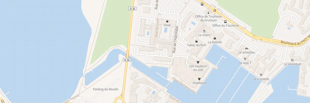 Plan du 144 Rue de l’Astrolabe à Gruissan