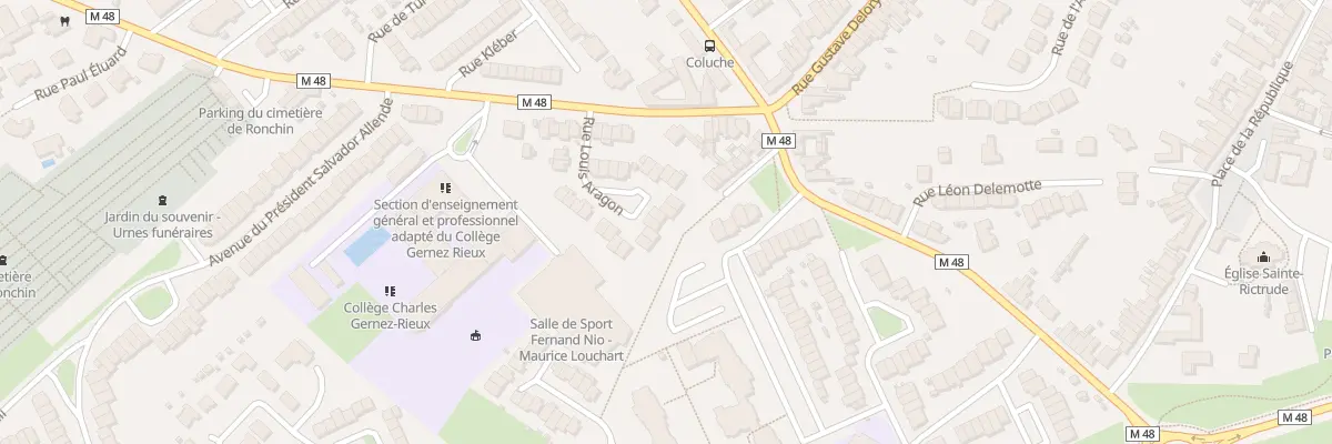 Plan du 28 Rue Louis Aragon à Ronchin