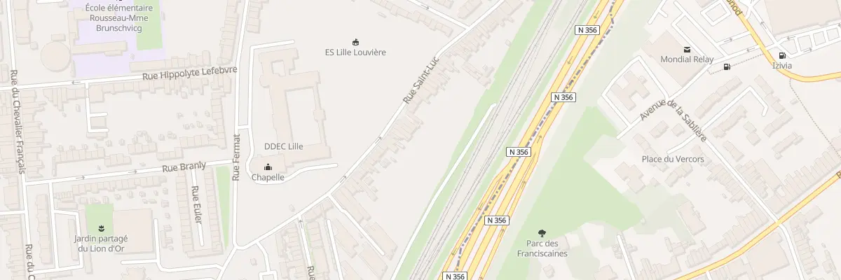 Plan du 48 Rue Saint-Luc à Lille