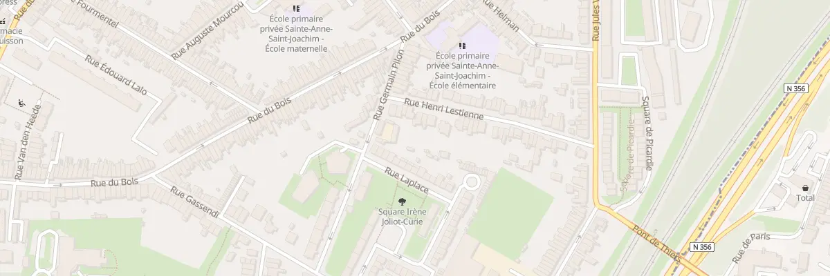 Plan du 47 Rue Henri Lestienne à Lille