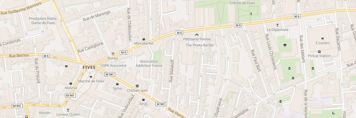 Plan du 19 Rue Malakoff à Lille