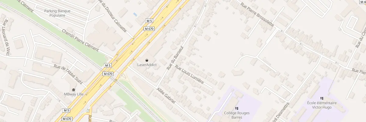 Plan du 51 Rue de Baroeul à Marcq-en-Barœul