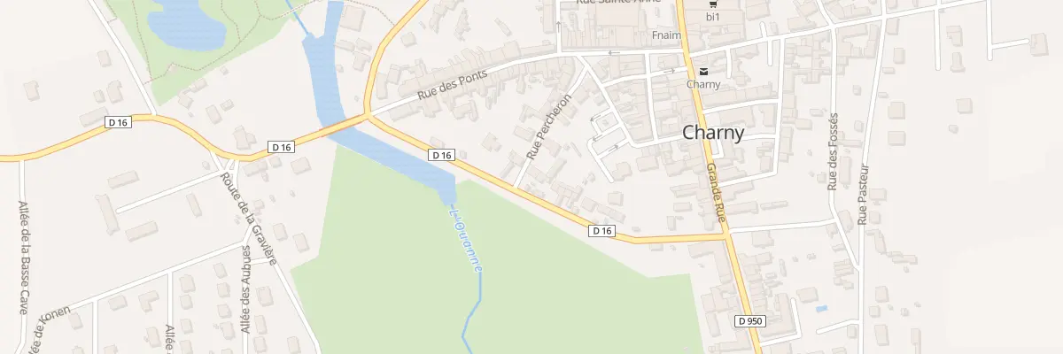 Plan du 22 Rue de la Fontaine Charny à Charny Orée de Puisaye