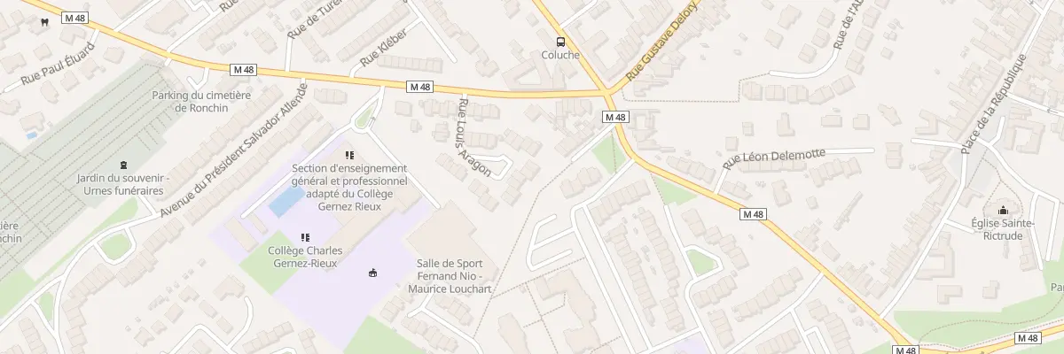 Plan du 30 Rue Louis Aragon à Ronchin