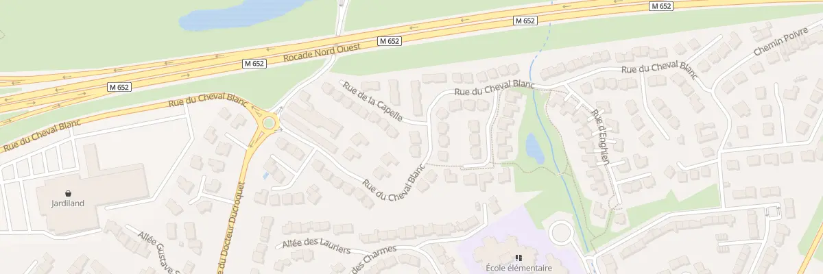 Plan du 68 Rue du Cheval Blanc à Marcq-en-Barœul