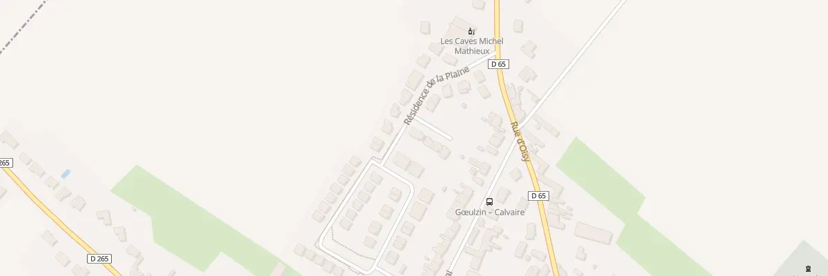 Plan du 170 Res de la Plaine à Gœulzin