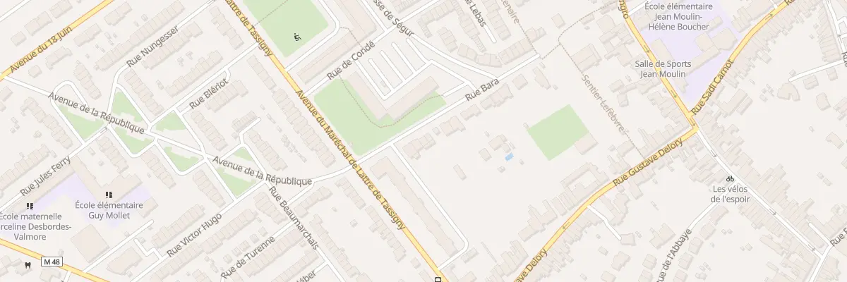 Plan du 10 Rue Barra à Ronchin