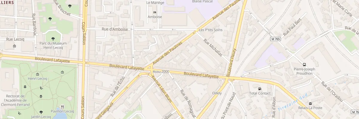 Plan du 49C Bd Lafayette à Clermont-Ferrand