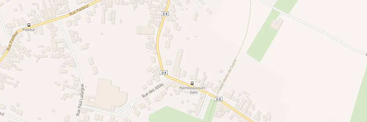 Plan du 268 Rue des Soeurs Bouquerel à Raimbeaucourt