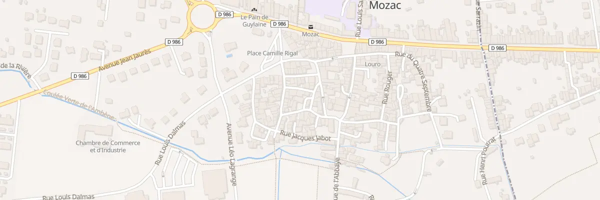 Plan du 8 Rue du Four Banal à Mozac