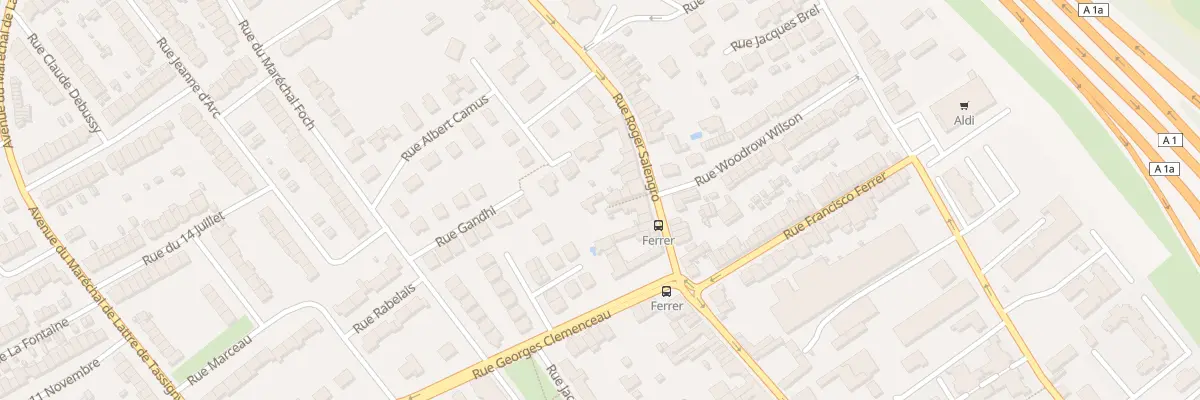Plan du 8 Vc Marceau Rue R Salengro à Ronchin