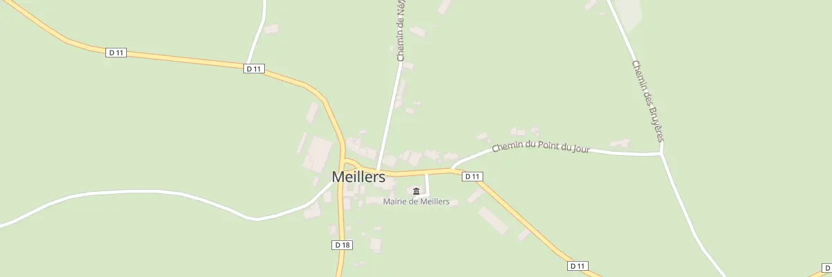 Plan du 5023 Le Bourg à Meillers