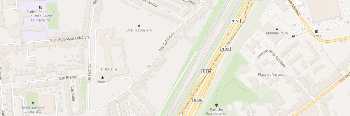 Plan du 62 Rue Saint-Luc à Lille