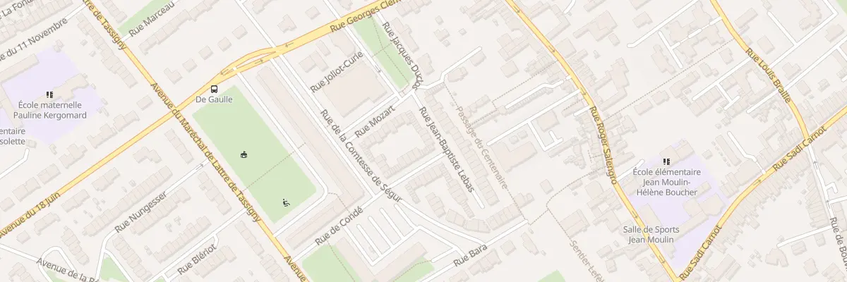 Plan du 4 Rue J B Lebas à Ronchin