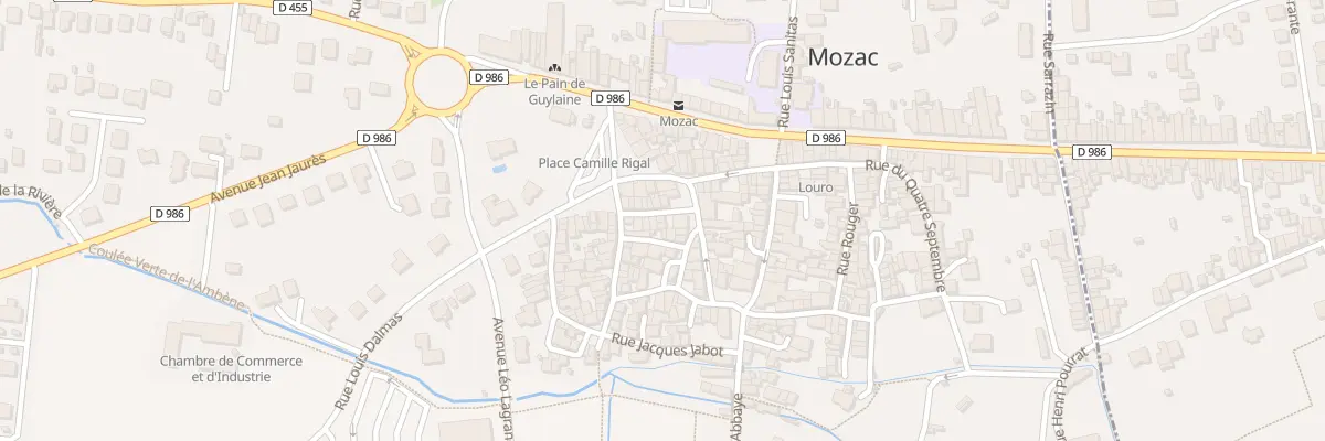 Plan du 1 Rue Louis Pasteur à Mozac