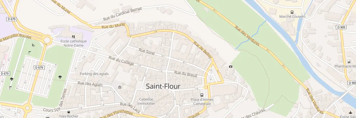 Plan du 18 Rue Sorel à Saint-Flour