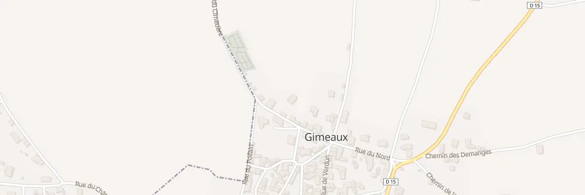 Plan du 3 Rue des Caves à Gimeaux