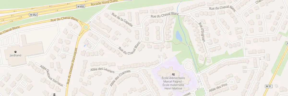 Plan du 35 Rue du Cheval Blanc à Marcq-en-Barœul