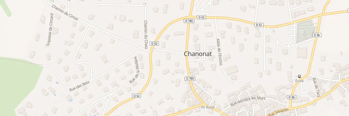 Plan du 1 Rue du Chauffour à Chanonat