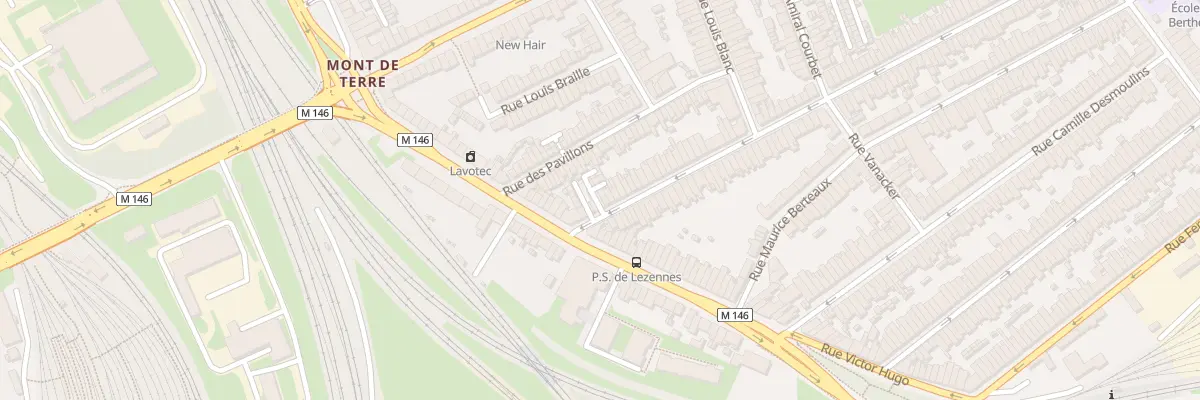 Plan du 7 Rue J J Rousseau Hellemmes à Lille