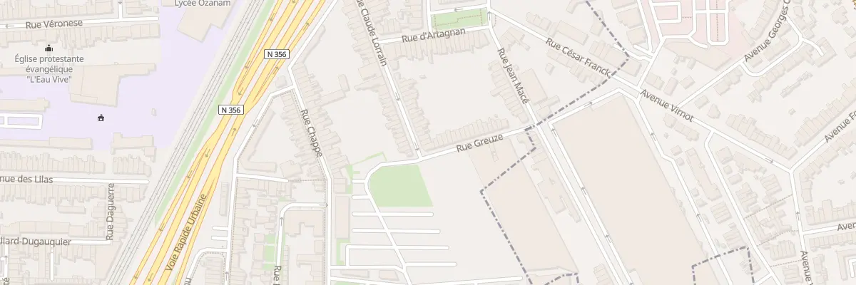 Plan du 77 Rue Claude Lorrain à Lille