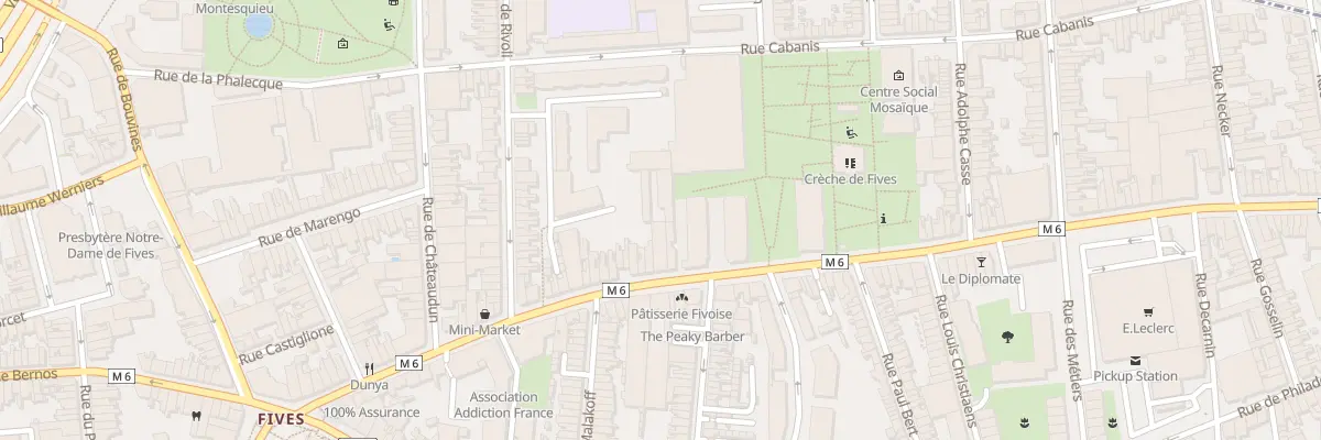 Plan du 79 Rue de Lannoy à Lille