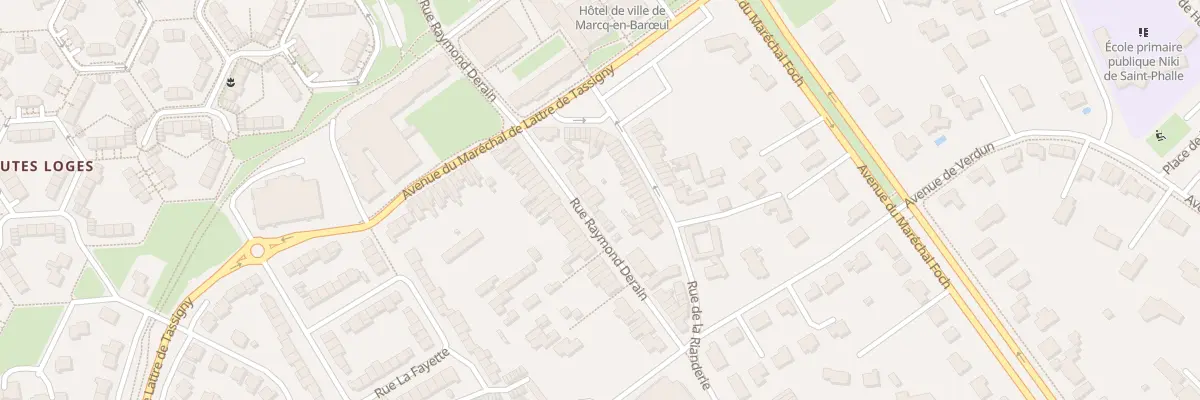 Plan du 141 Rue Raymond Derain à Marcq-en-Barœul