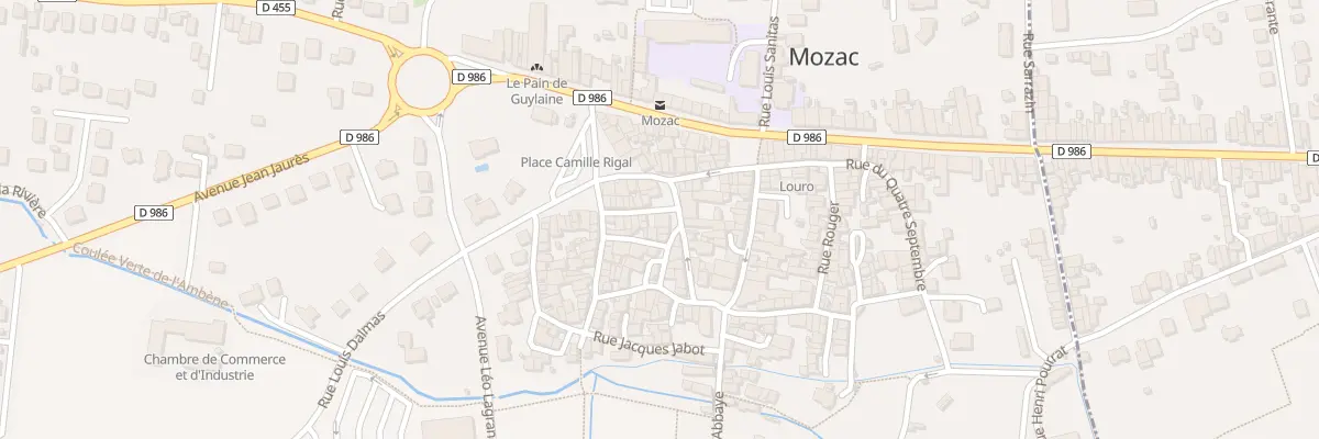 Plan du 4 Rue Desperouse à Mozac