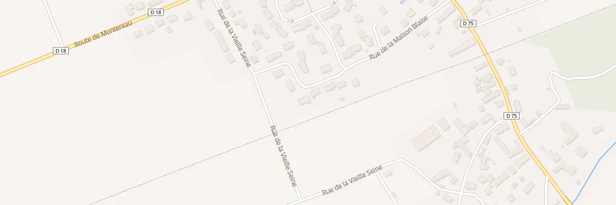 Plan du 6 Rue de la Maison Blaise à Châtenay-sur-Seine