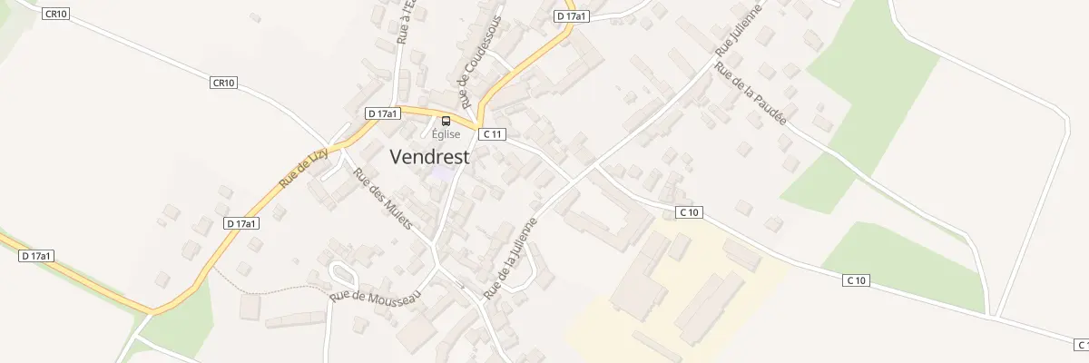 Plan du 6 Rue de la Recette à Vendrest
