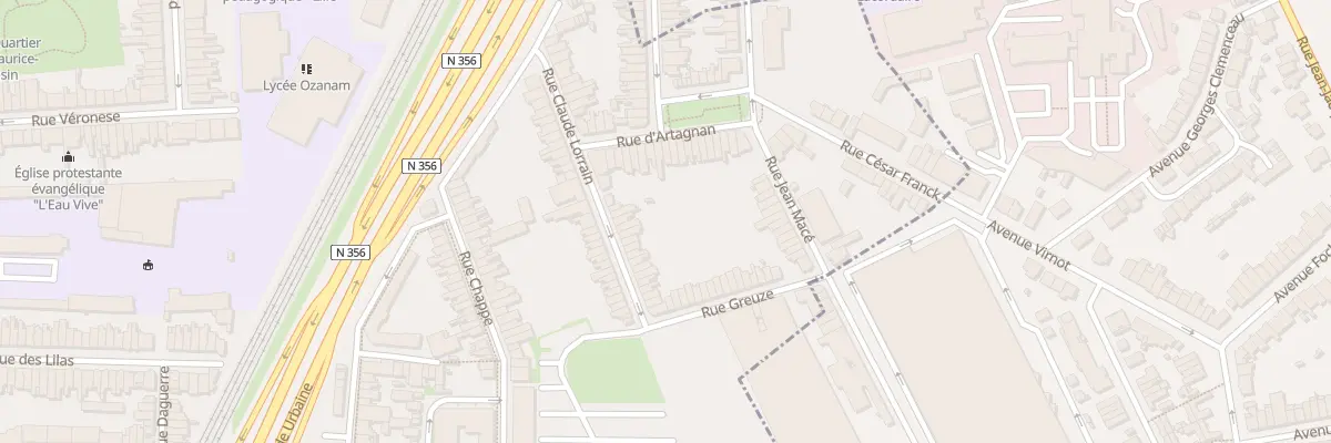 Plan du 57 Rue Claude Lorrain à Lille