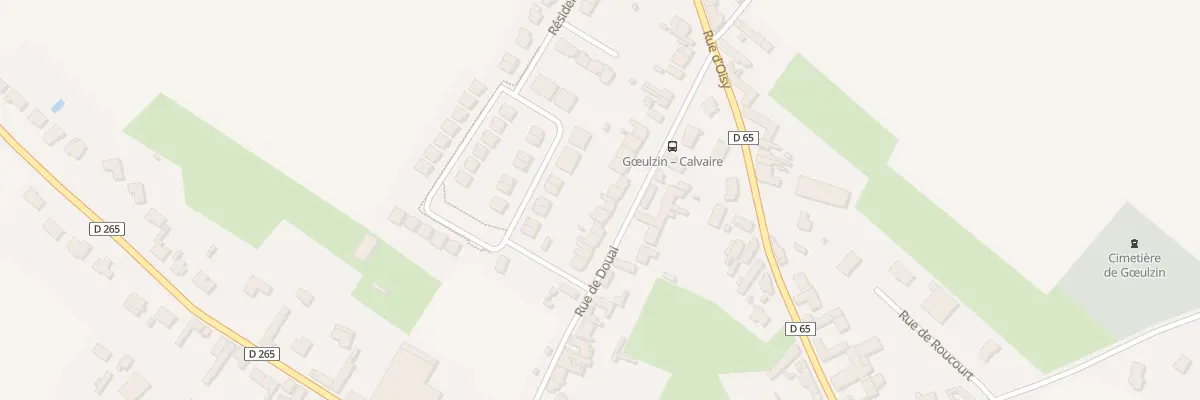 Plan du 293 Rue de Douai à Gœulzin