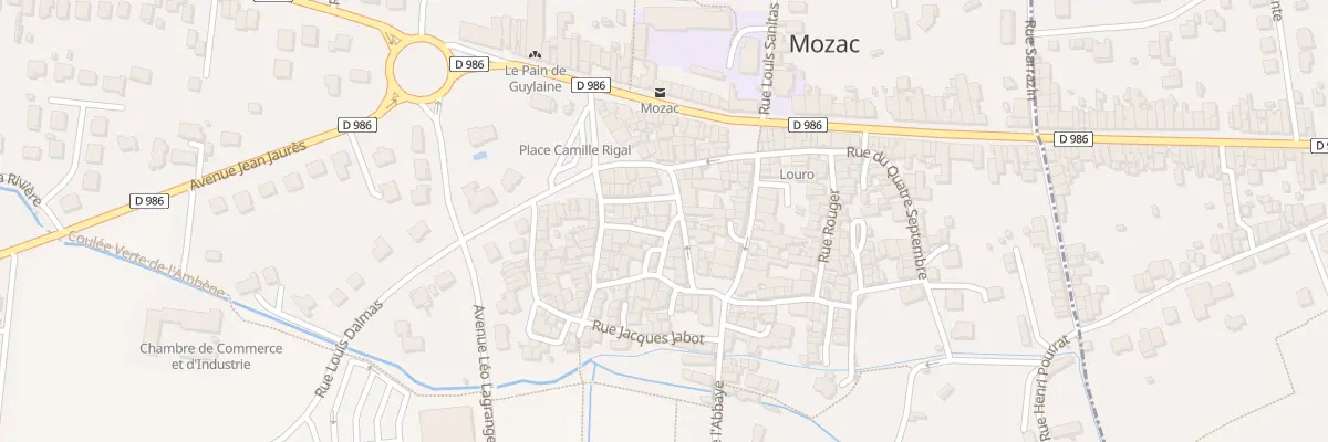 Plan du 6 Rue Desperouse à Mozac