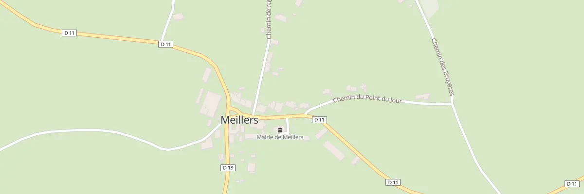 Plan du 5103 Le Bourg à Meillers