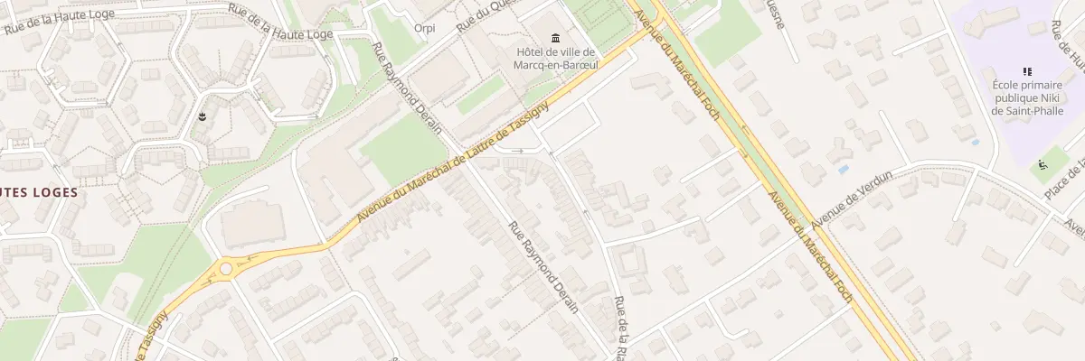 Plan du 18 Rue de la Rianderie à Marcq-en-Barœul