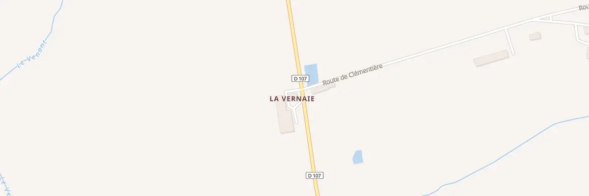 Plan du 642 Rte du Theil à Tronget
