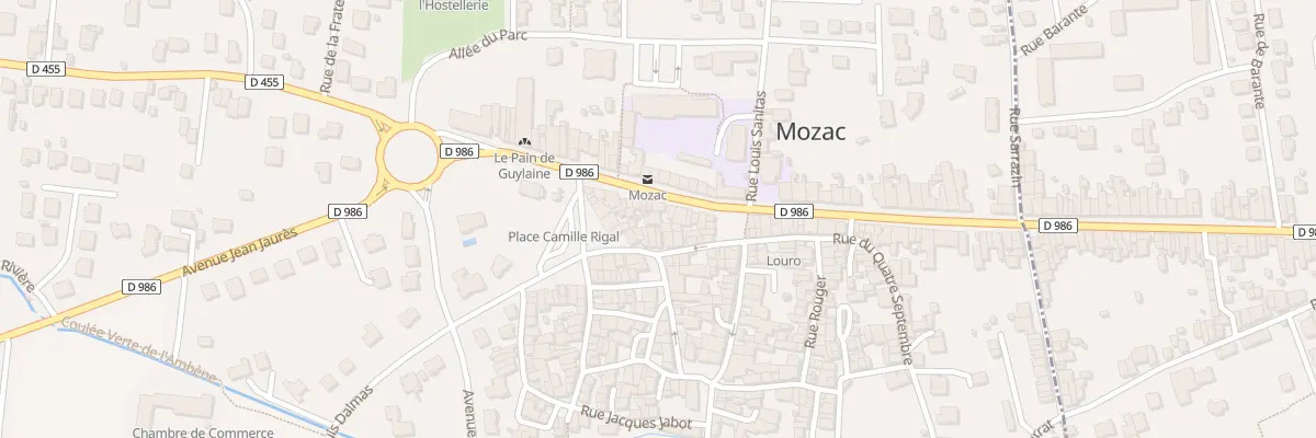 Plan du 53B Rue de l’Hôtel de Ville à Mozac