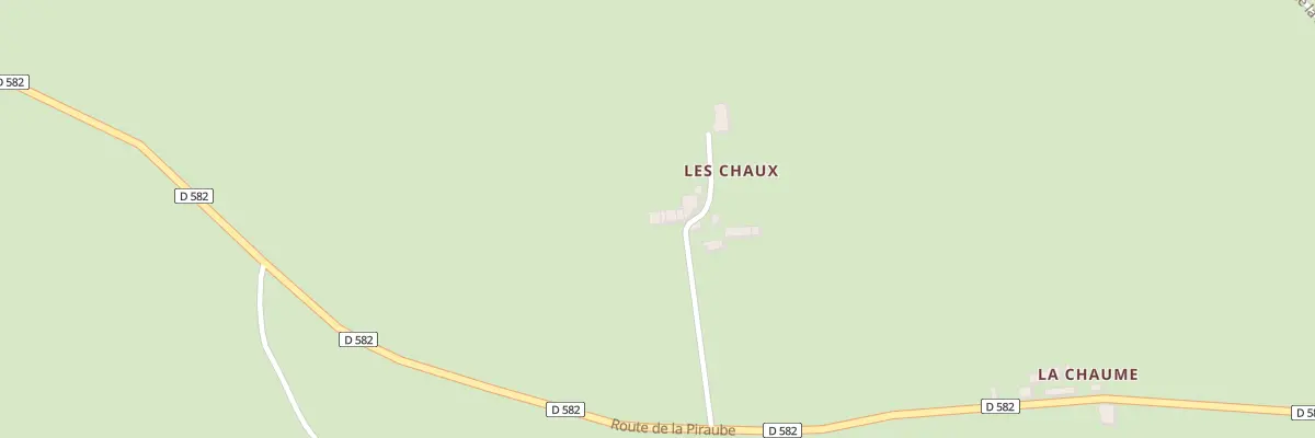Plan du 5160A Les Chaux à Monestier