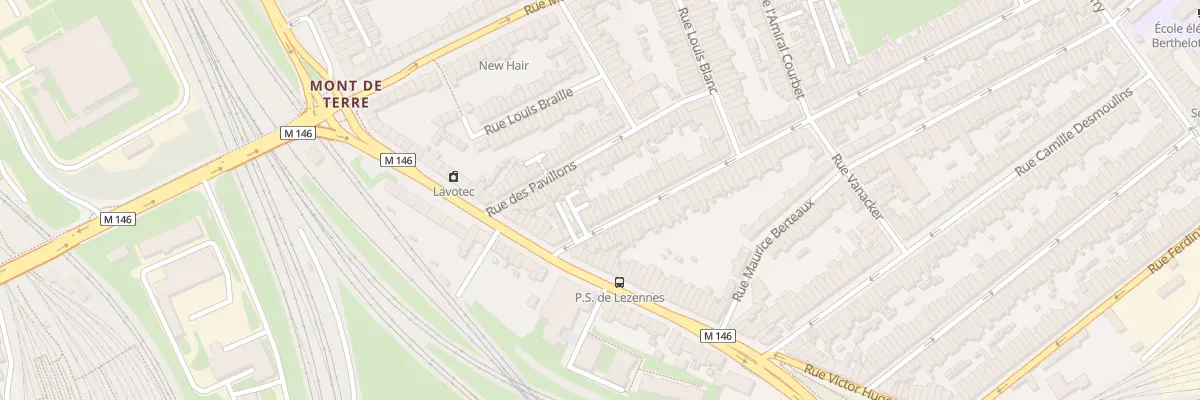 Plan du 15 Rue J J Rousseau Hellemmes à Lille